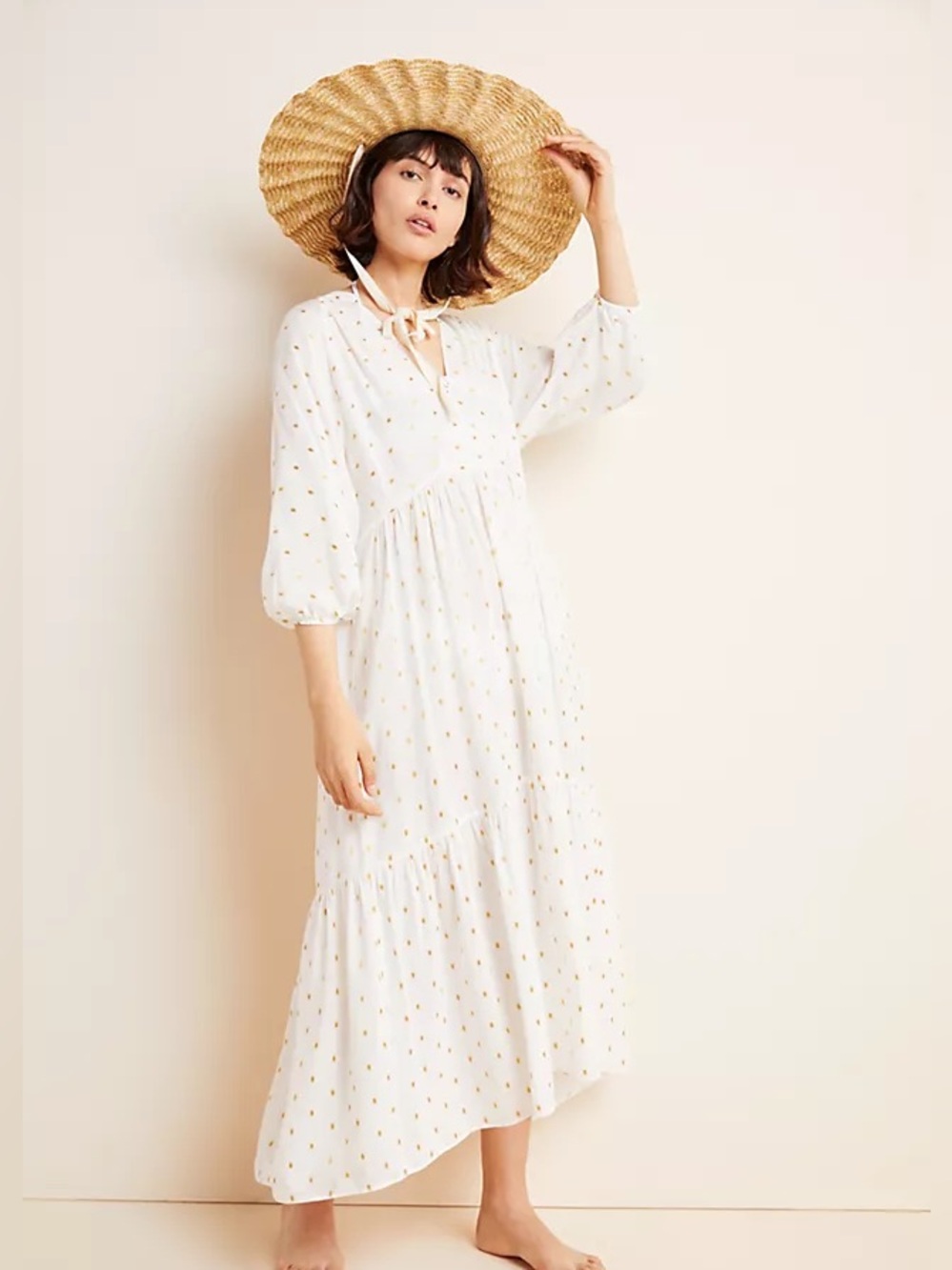 Anthropologie Augustine Tiered Maxi Dress - Picture 3 of 14